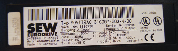 Frequency converter Baugröße 0