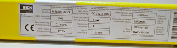 Safety light barrier transmitter