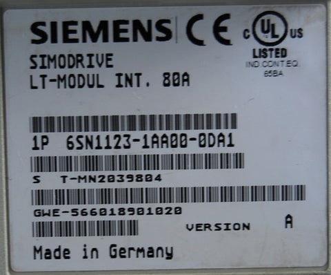 Siemens  6SN1123-1AA00-0DA1