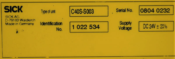 Light curtain transmitter C40S-003