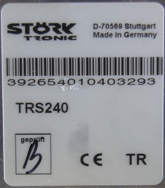 Adjustment TRS240 m. special software